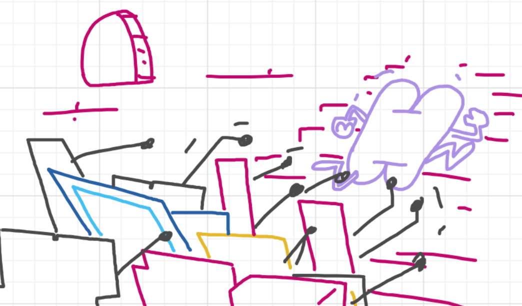 A panel from I've Been Everywhere, Man, episode nine of the Board Boards object show by Furretwalk/WalkingFurret.